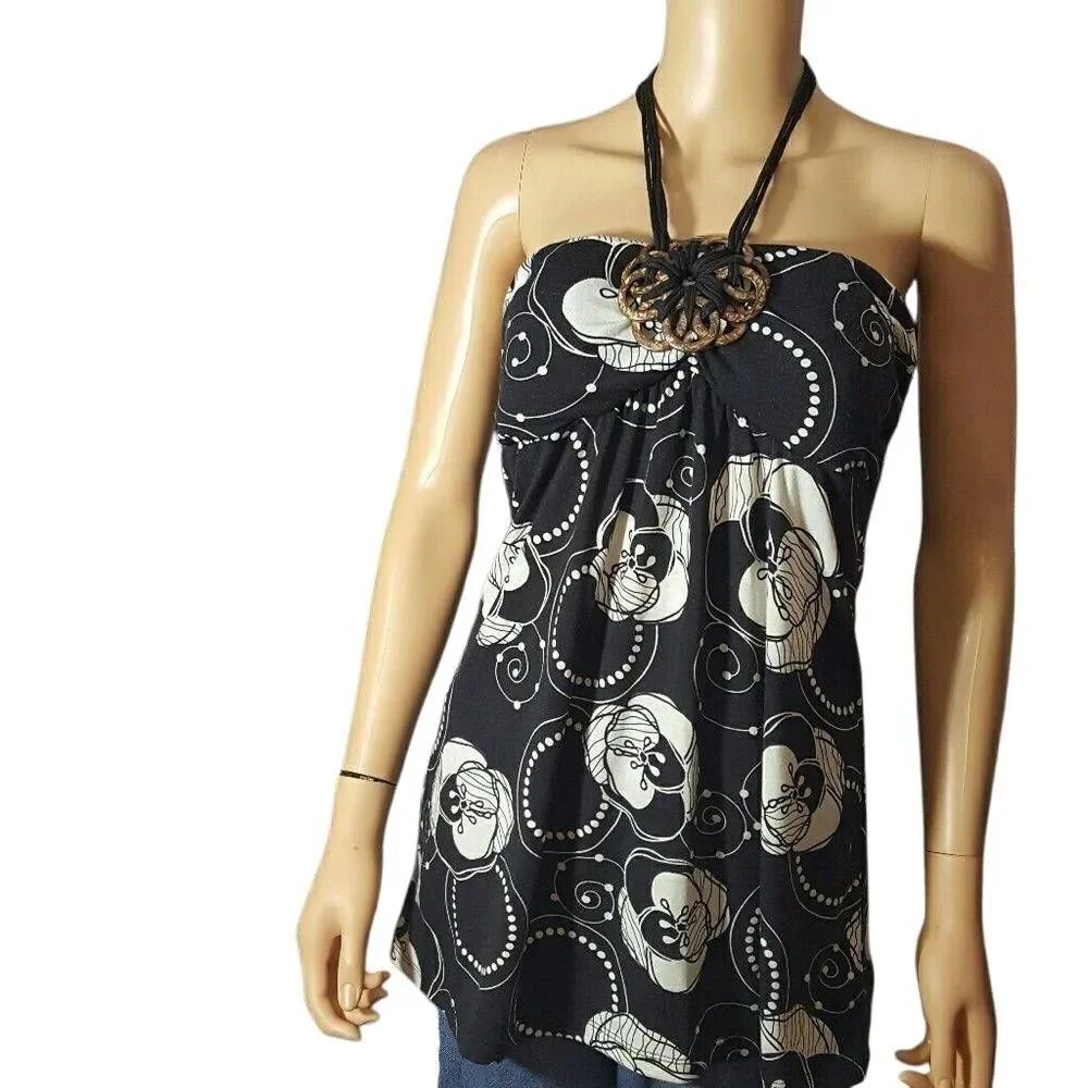 L8ter Halter shirt L